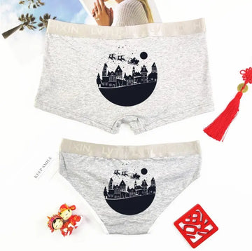 Printed Couples Underwear